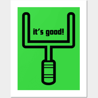 It's good- a football field goal kick design Posters and Art